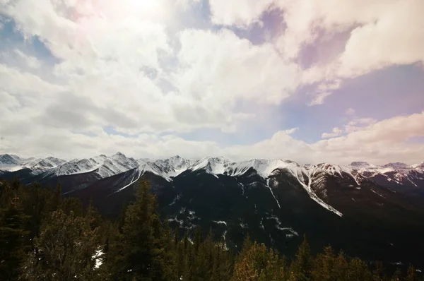 Zwavelberg Banff Canada — Stockfoto