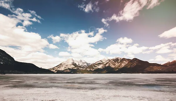 加拿大班夫的硫磺山 — 图库照片