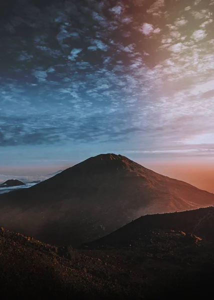 Monte Merapi Luz Mañana Nueva Zelanda — Foto de Stock