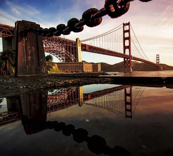 Міст Золоті Ворота Сан Франциско Сша — стокове фото