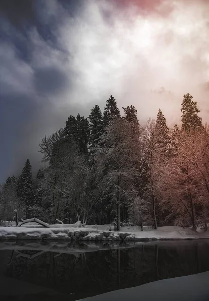 Inverno Yosemite National Park Estados Unidos — Fotografia de Stock