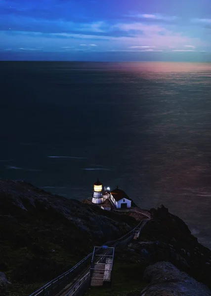 Point Reyes Világítótorony Marin Megyében Kaliforniában — Stock Fotó