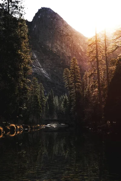 Vista Las Montañas Parque Nacional Yosemite California —  Fotos de Stock