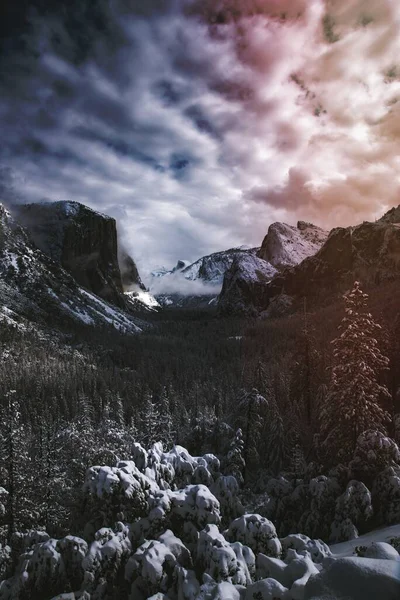 Winter Yosemite National Park United States — Stock Photo, Image