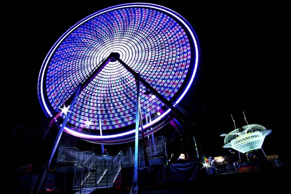 Long Exposure Scene Ferris Wheel — Stock Photo, Image