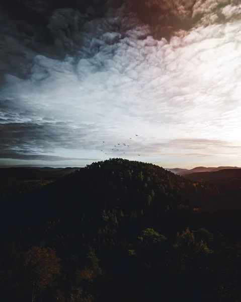 Вид Горы Замка Альтдан Германия — стоковое фото