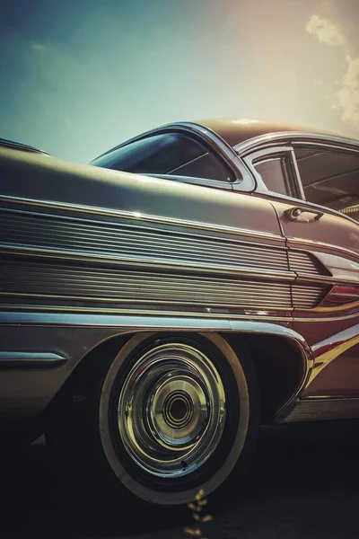 Close Van Een Vintage Auto — Stockfoto