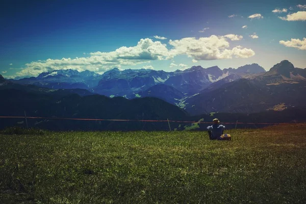Mirador Escénico Tirol Del Sur Italia — Foto de Stock