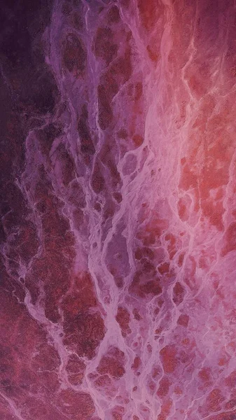 紫色滤网背景的河流结构型式 — 图库照片