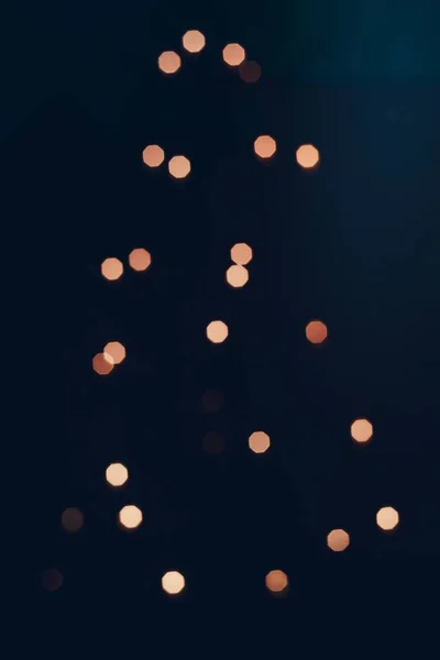 Fechar Luzes Natal — Fotografia de Stock