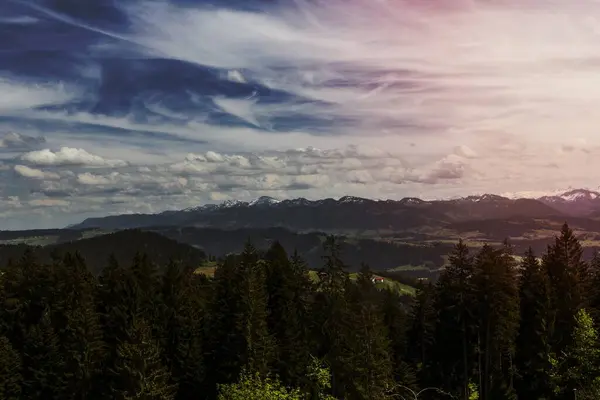Vista Panorámica Los Alpes — Foto de Stock