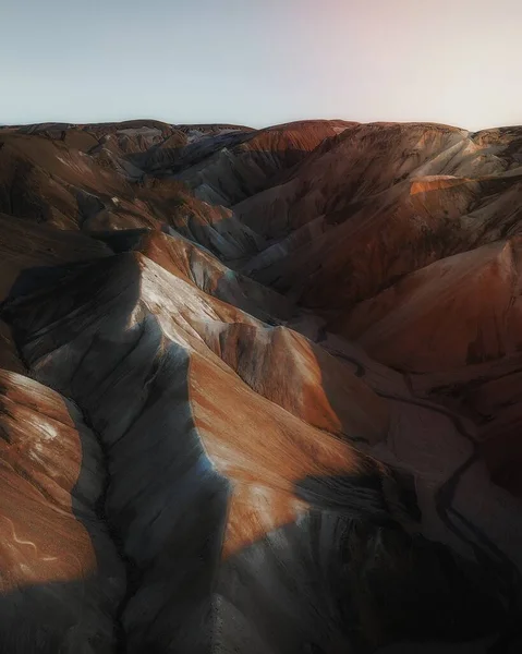 Montanhas Vulcânicas Landmannalaugar Islândia — Fotografia de Stock
