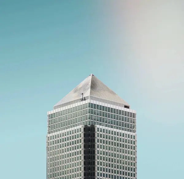 Modern Épület Londoni Canary Wharfban — Stock Fotó