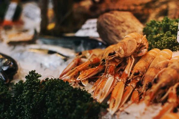 Crayfish Sold Fish Market — Stock Photo, Image