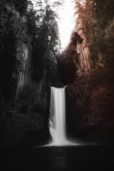 Vista Toketee Falls Oregon Estados Unidos — Foto de Stock