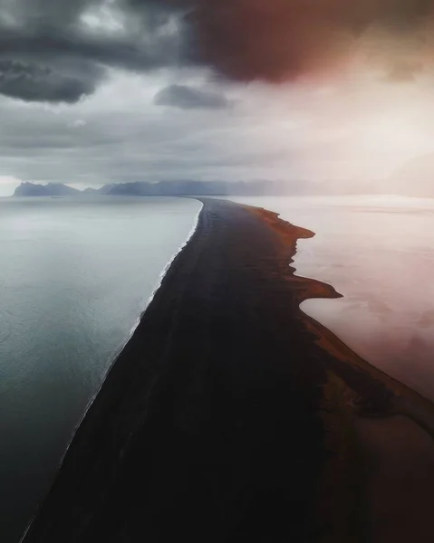 Zlanda Uçsuz Bucaksız Bir Sahil Manzarası — Stok fotoğraf