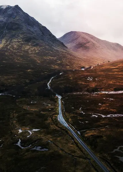 Weergave Van Glen Etive Schotland — Stockfoto