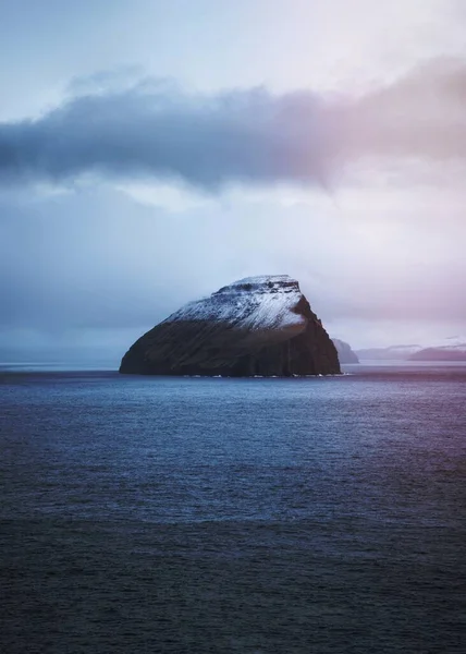 Veduta Dell Isola Koltur Nelle Isole Faroe Parte Del Regno — Foto Stock