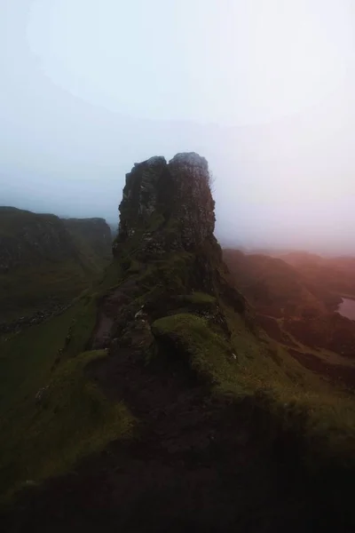 Vista Misty Fairy Glen Escócia — Fotografia de Stock