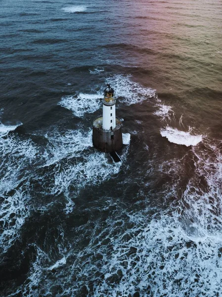 Rattray Head Lighthouse Aberdeenshire Coast Scotland — Stock Photo, Image