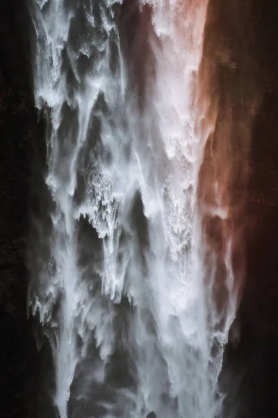 Closeup Haifoss Waterfall Iceland — Stock Photo, Image