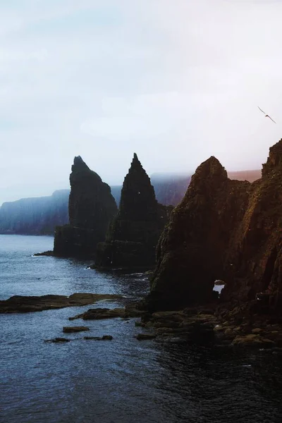 Skoçya Daki Duncansby Deniz Yığını Manzarası — Stok fotoğraf