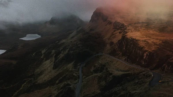 Вид Туманну Кірінг Острові Скай Шотландії — стокове фото