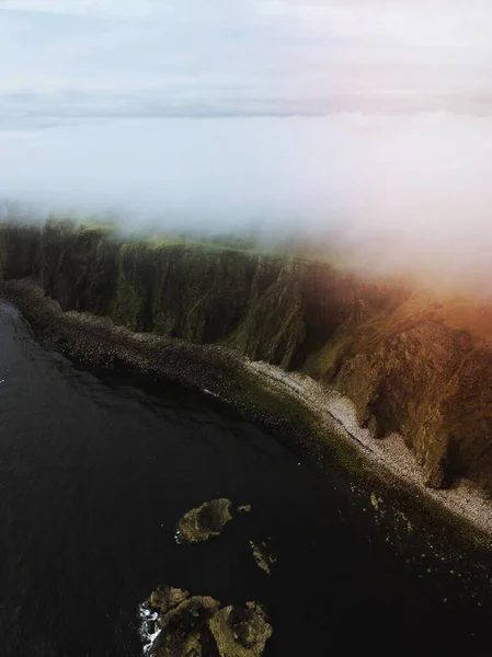 Utsikt Över Duncansby Sea Stacks Skottland — Stockfoto