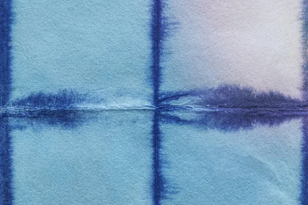 Indigo Shibori Teksturowane Niebieskie Tło — Zdjęcie stockowe
