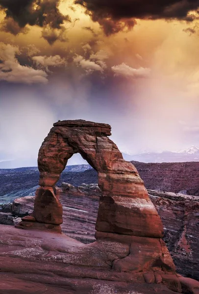 Delicate Arch Arches National Park Vereinigte Staaten — Stockfoto
