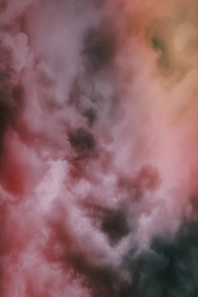 Який Рожевий Хмарний Візерунок Тлі Блакитного Неба — стокове фото