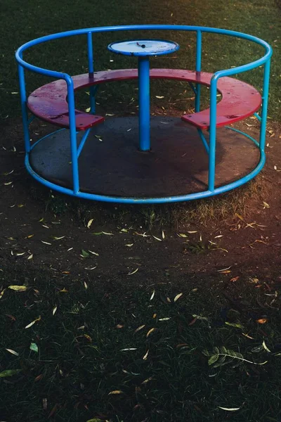 Karussell Auf Einem Spielplatz — Stockfoto