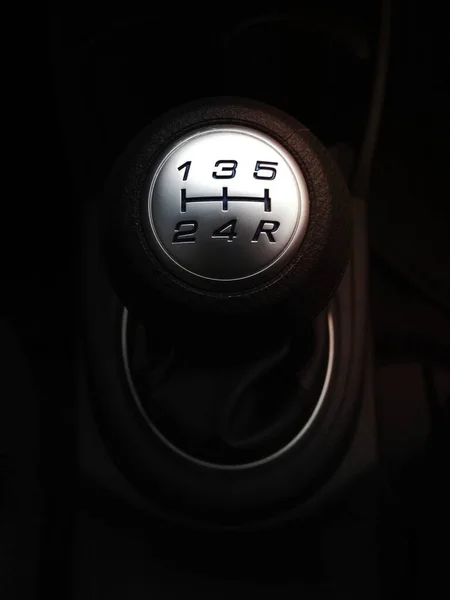 Closeup Car Gear Stick — Stock Photo, Image