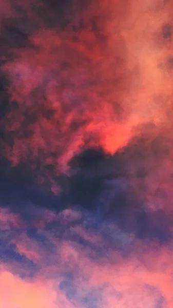 Pink Sky Aesthetic Mobile Wallpaper — Stock Photo, Image