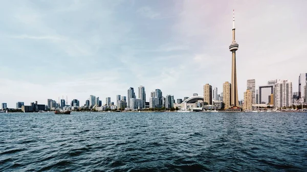Skyline Cidade Toronto Canadá — Fotografia de Stock