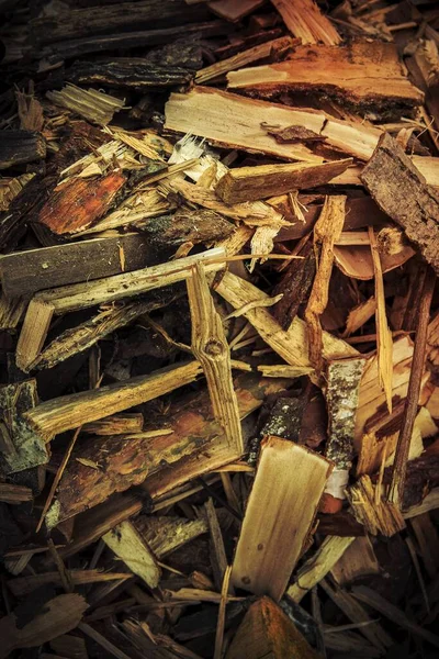 薪の切り株 — ストック写真