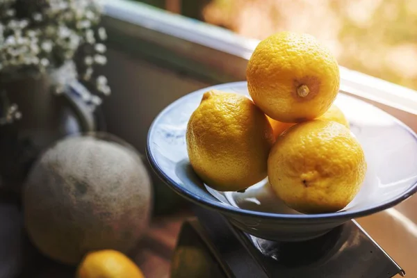 Fresh Lemons Food Photography — Stock Photo, Image