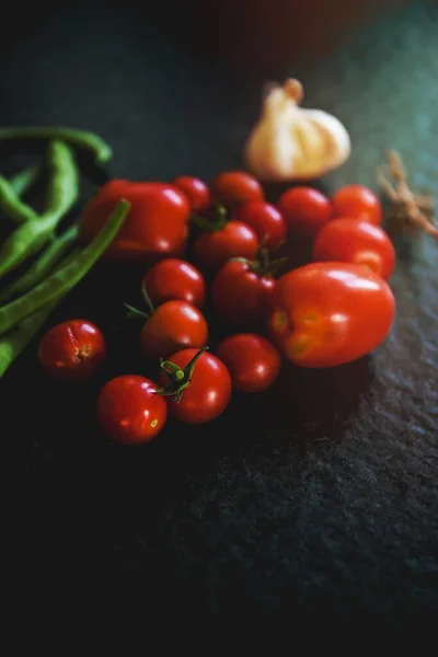Nahaufnahme Von Frischen Tomaten — Stockfoto