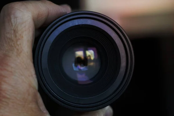 Zbliżenie Obiektywu Kamery — Zdjęcie stockowe