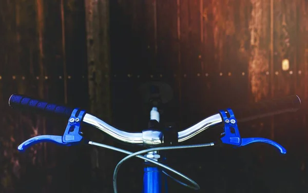 Bisiklet Gidonunu Kapat — Stok fotoğraf