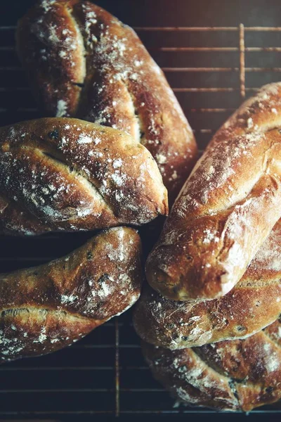 Σπιτικό Φρέσκο Ψωμί — Φωτογραφία Αρχείου