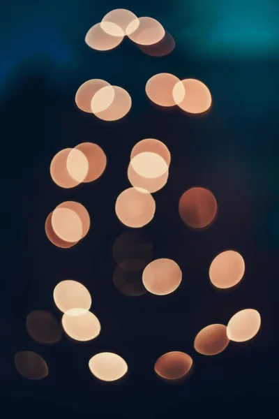 Zavřít Vánoční Světla — Stock fotografie