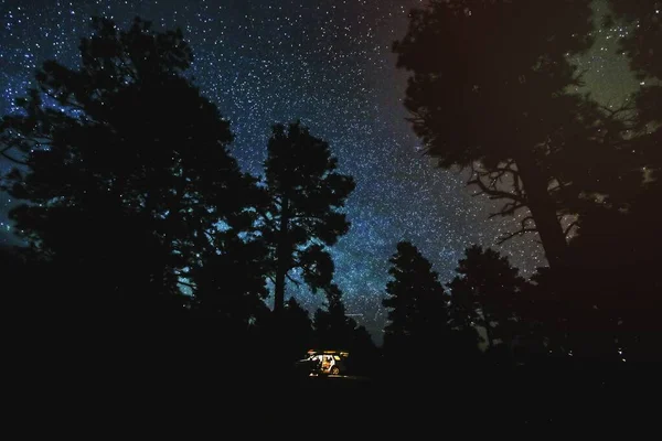 亚利桑那州星空闪烁的夜空 — 图库照片