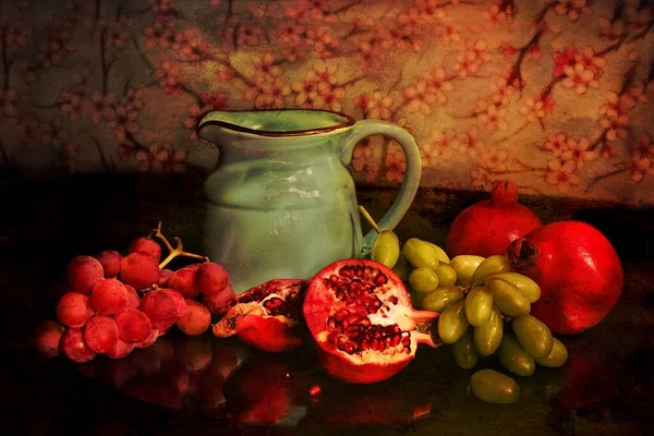 Een Afbeelding Van Rustieke Vruchten — Stockfoto