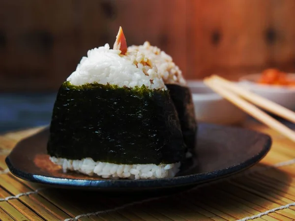 Onigiri Japon Geleneksel Yemekleri — Stok fotoğraf