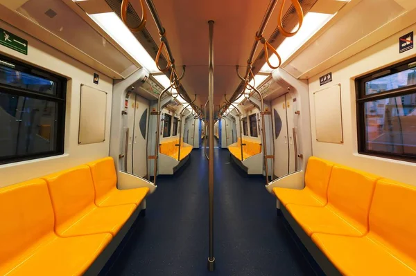 Пустой Поезд Метро — стоковое фото