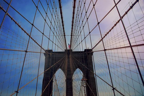 ニューヨーク州ブルックリン橋 — ストック写真
