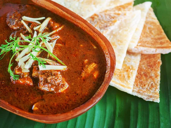 Roti Northern Style Pork Rib Curry Kaeng Hung Lay Close — Stockfoto