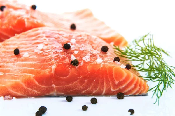 Fisk Kött Livsmedel Krydda Kock Kök Recept — Stockfoto