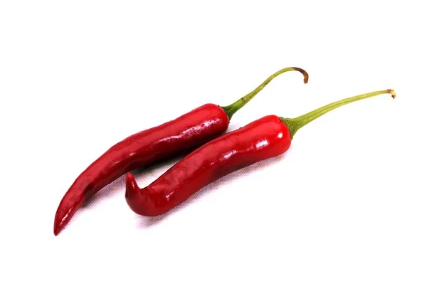 Chilis White Background — Stock Photo, Image